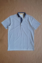The Dunne Performance Polo - Fawn Pennant Print
