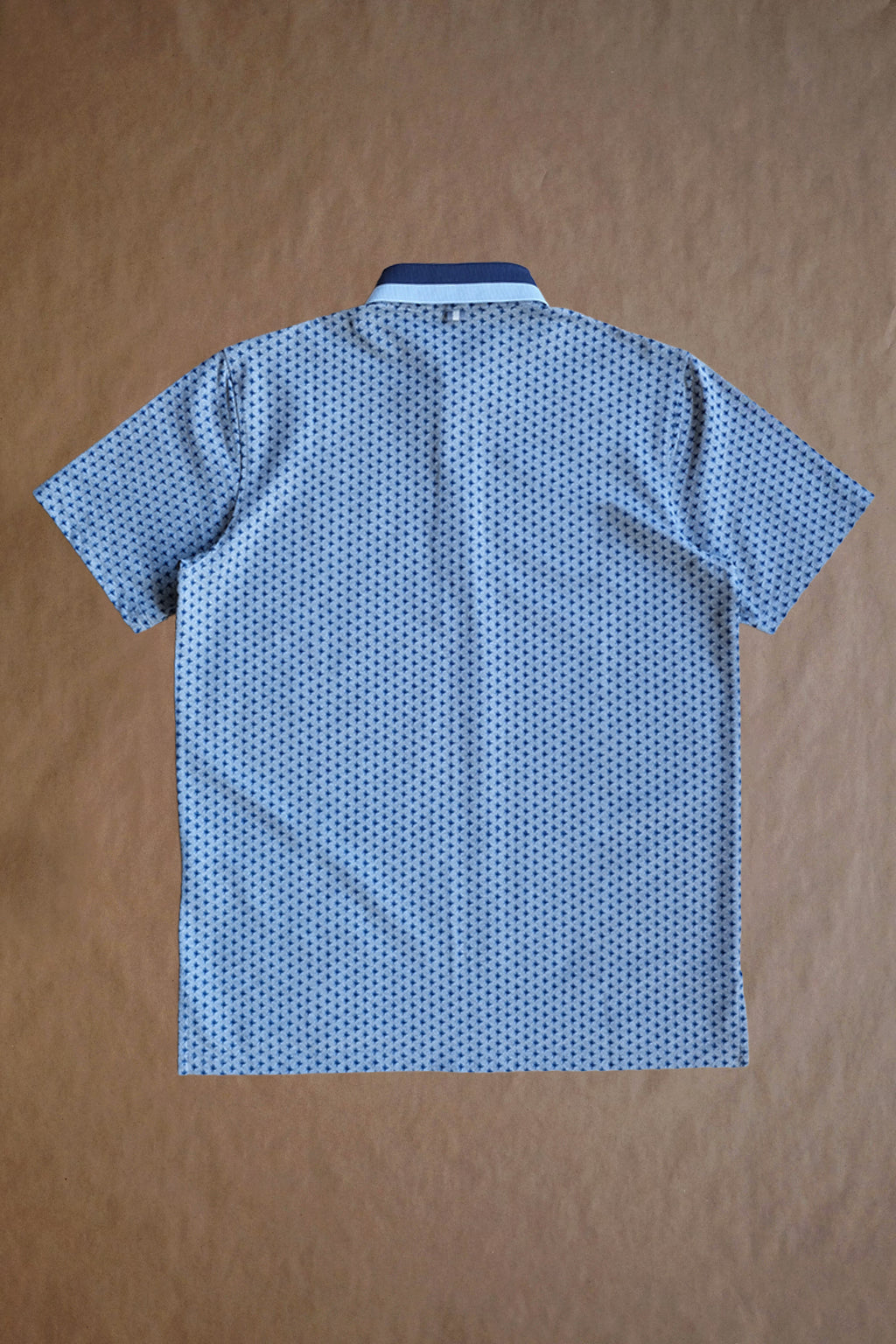 The Dunne Performance Polo - Light Grey Heather Spur Print