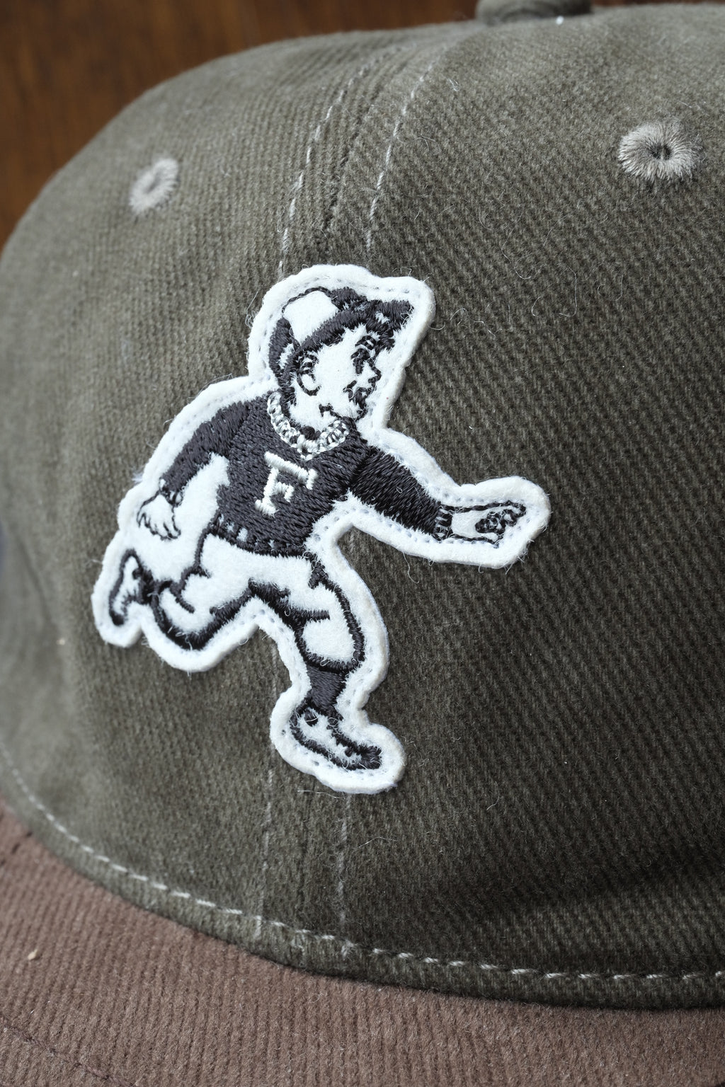 Run Boy Brushed Cotton Caddie Cap - Field 2 Tone
