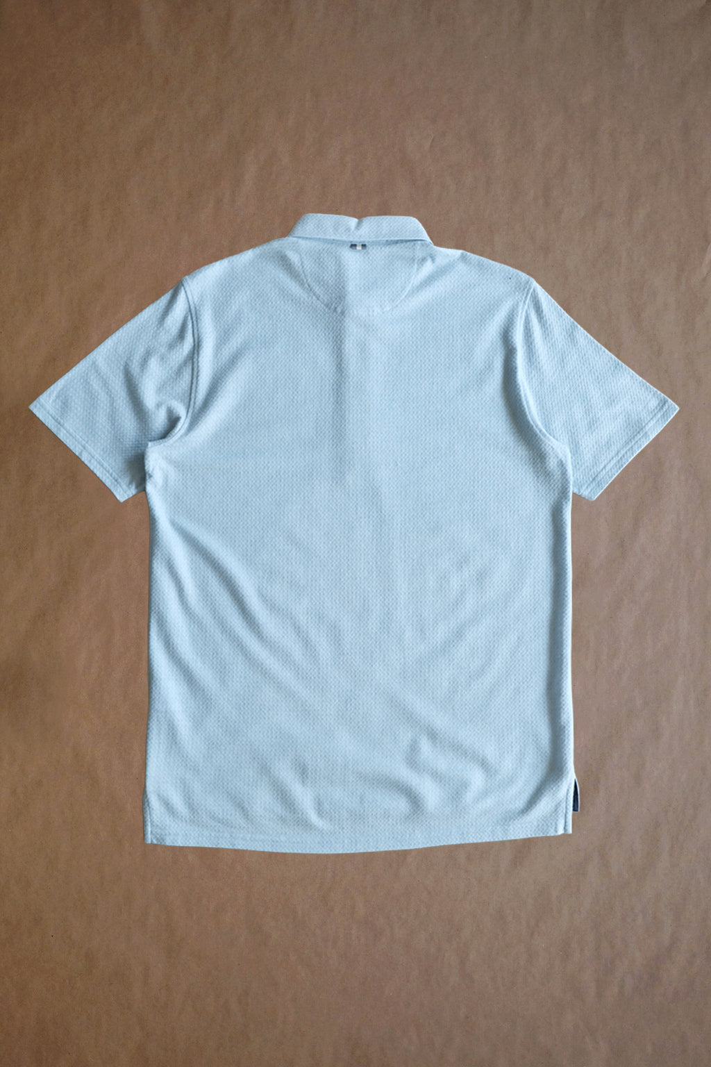 The Fessenden Polo - Burnham Heather Tonal Houndstooth