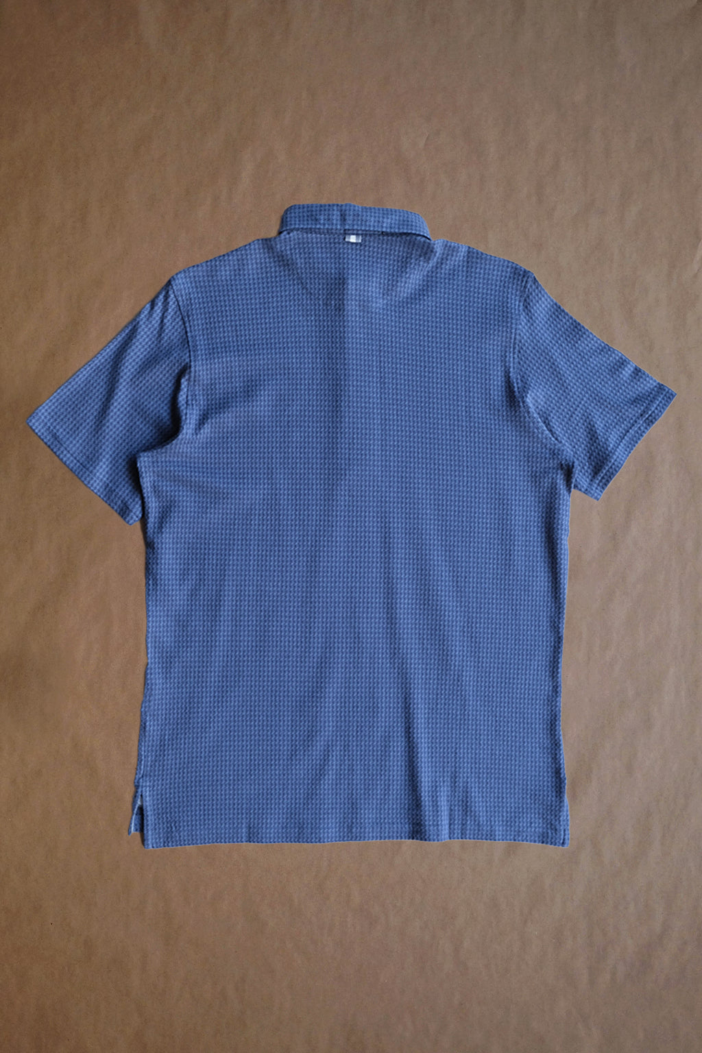 The Fessenden Polo - Navy Houndstooth