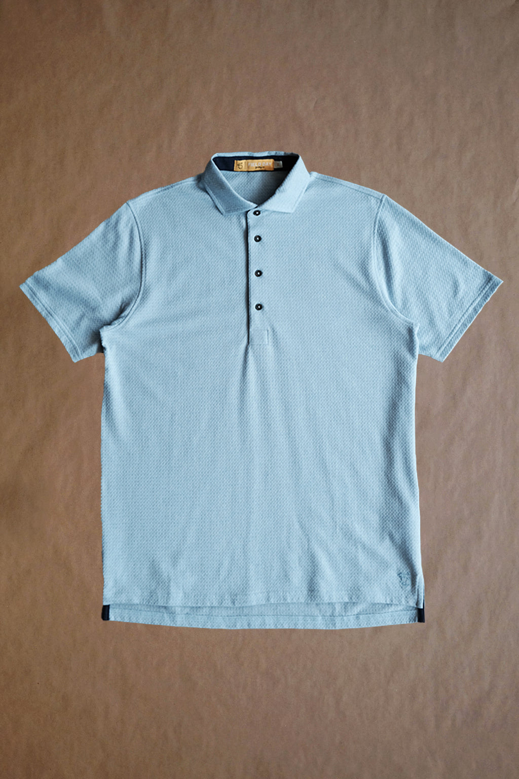 The Fessenden Polo - Burnham Heather Tonal Houndstooth