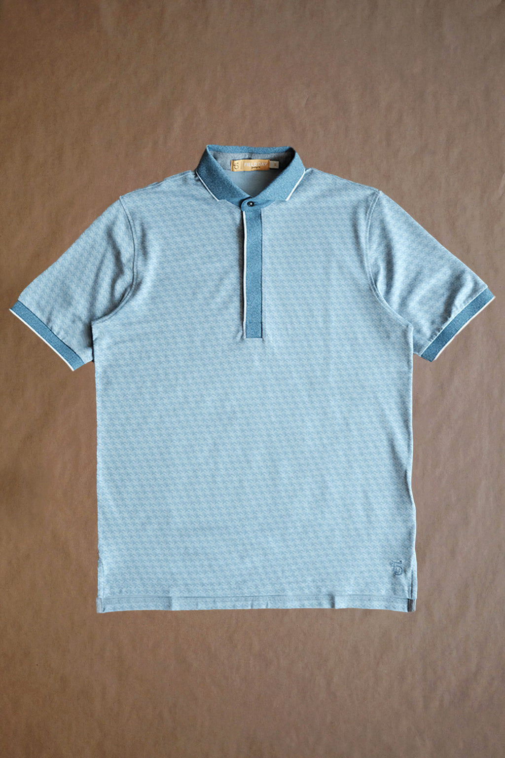 Varner Performance Pique Polo - Burnham Heather/Shedd Print