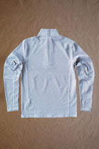 Palmer Performance 1/4 Zip - White Herringbone
