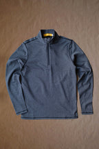 Palmer Performance 1/4 Zip - Charcoal Herringbone