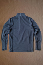 Palmer Performance 1/4 Zip - Charcoal Herringbone