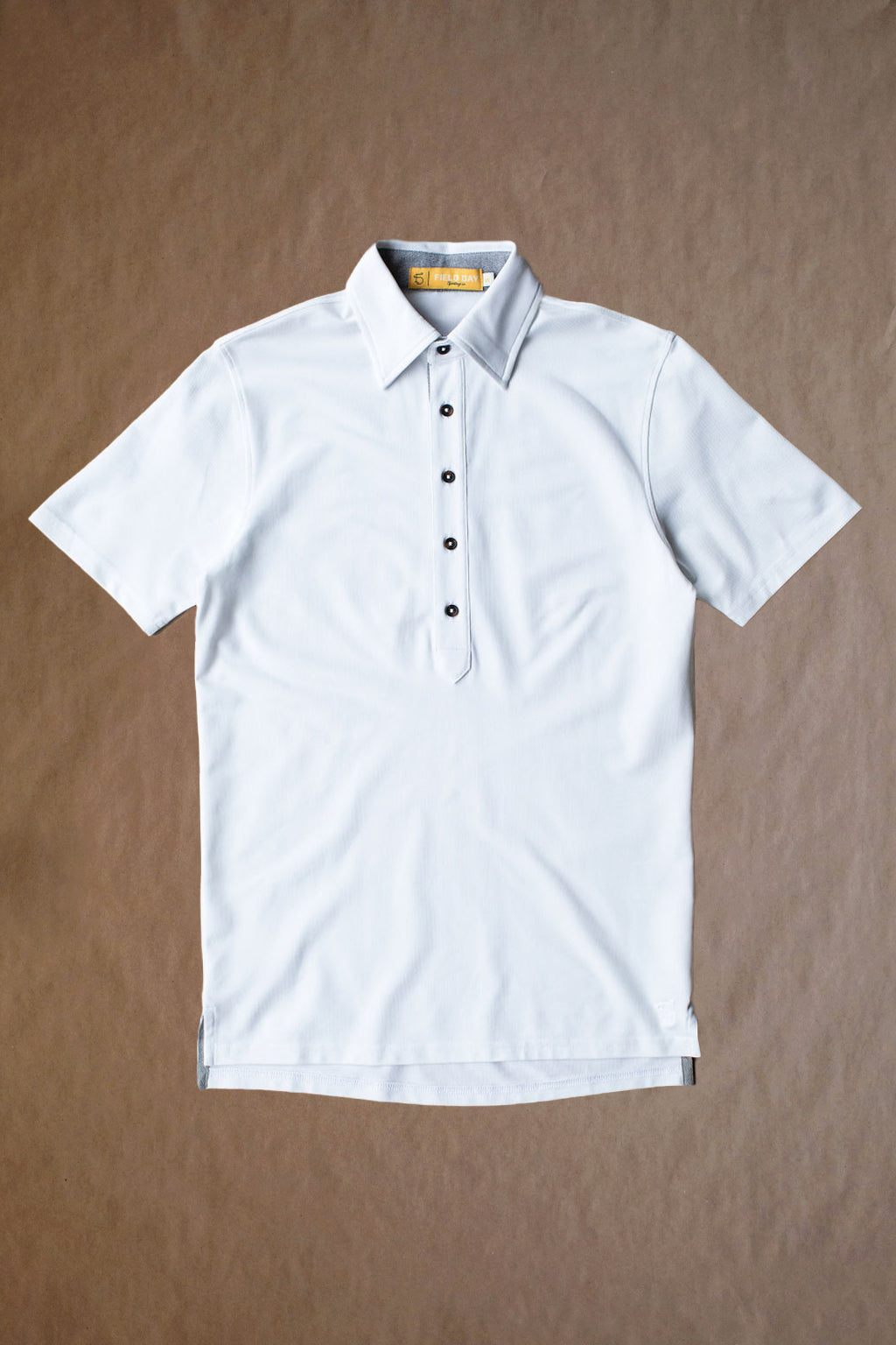 Ford 5 Button Polo - White