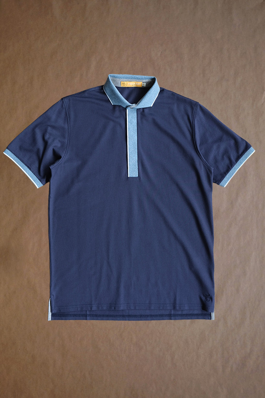 Varner Performance Pique Polo - Navy Heather