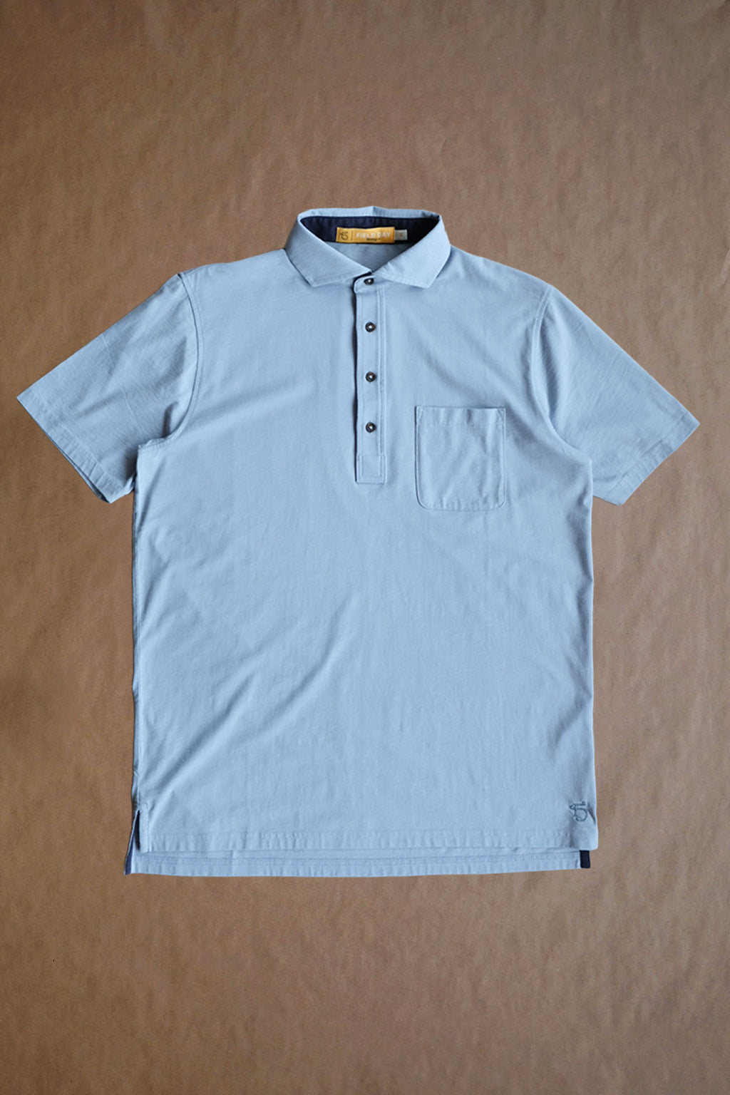 Francis 4 Button Pocket Polo - Burnham Heather