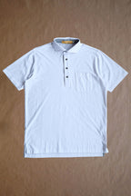 Francis 4 Button Pocket Polo - White