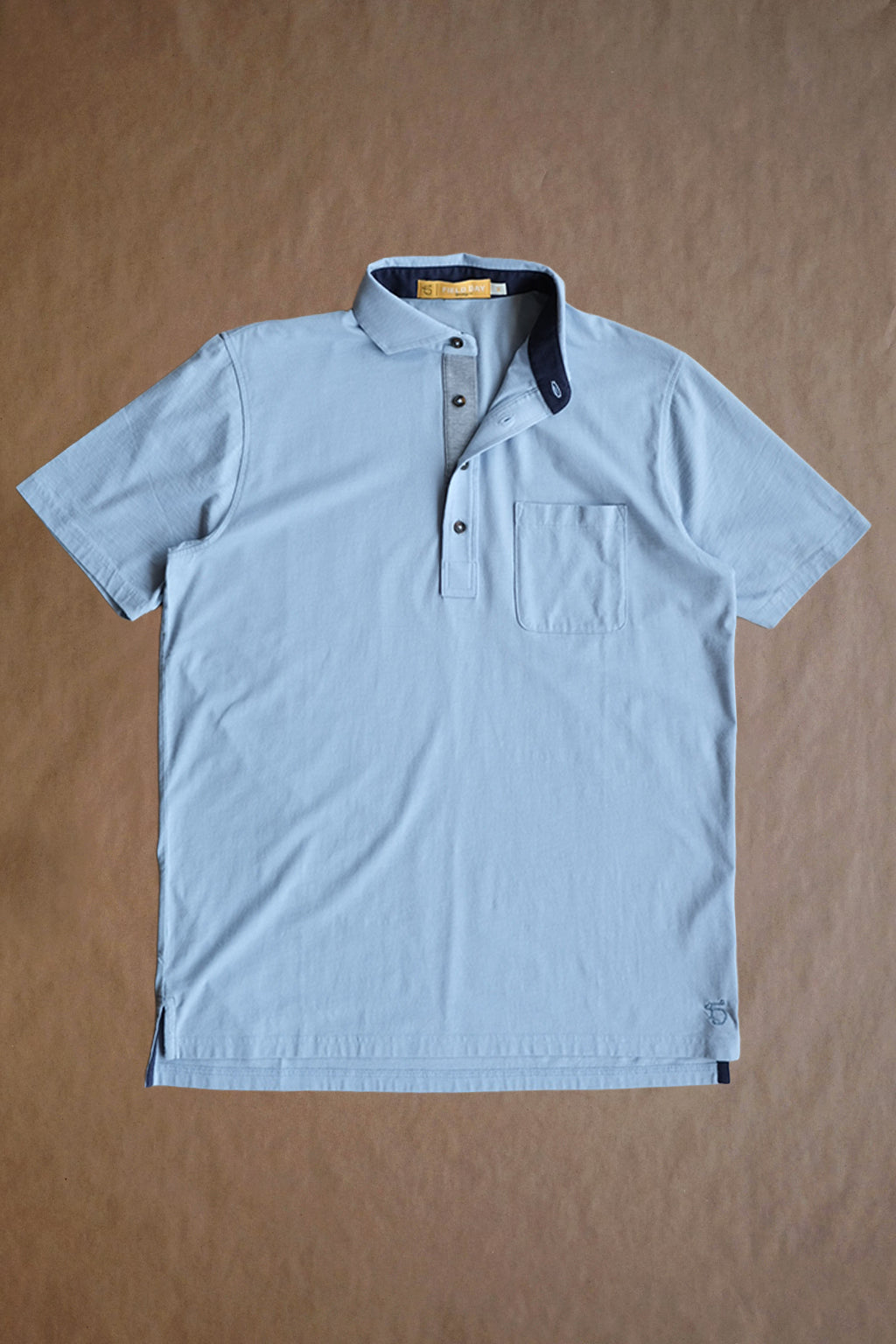 Francis 4 Button Pocket Polo - Burnham Heather