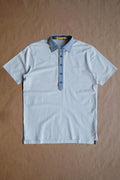 Ford 2-Tone 5 Button Polo - Fawn/Lt. Grey Heather
