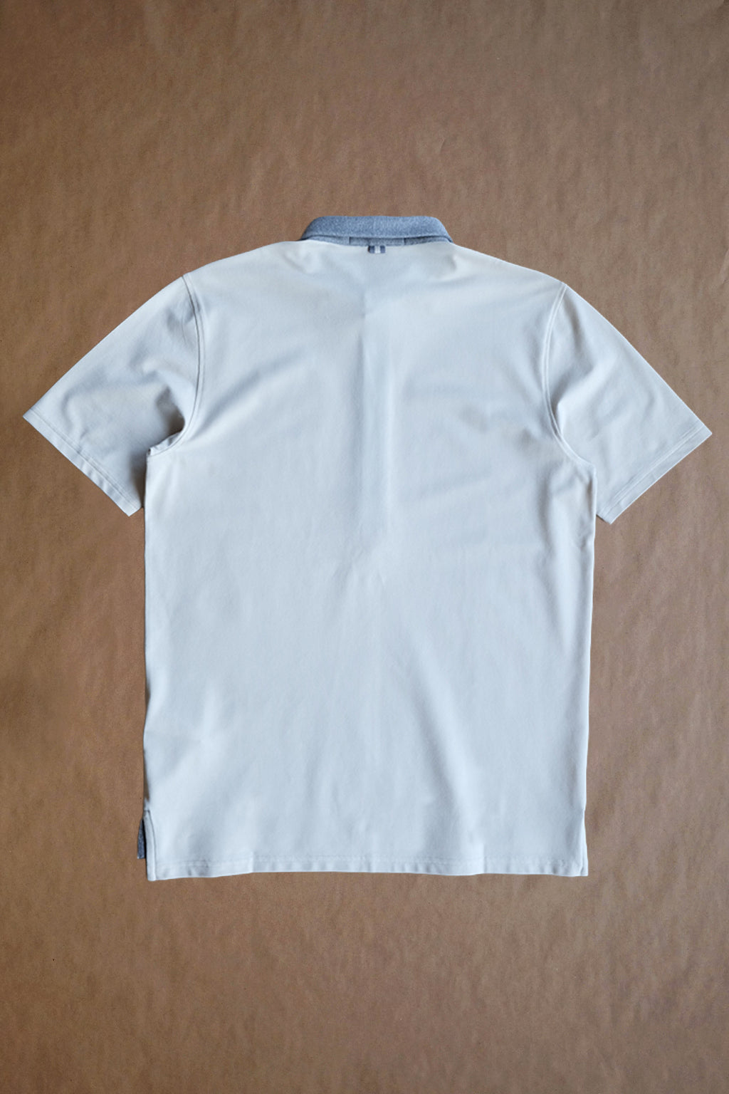 Ford 2-Tone 5 Button Polo - Fawn/Lt. Grey Heather