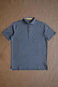 Cafferty Performance Jacquard Polo - Charcoal Heather Houndstooth