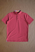 Cafferty Performance Jacquard Polo - Red Line Houndstooth
