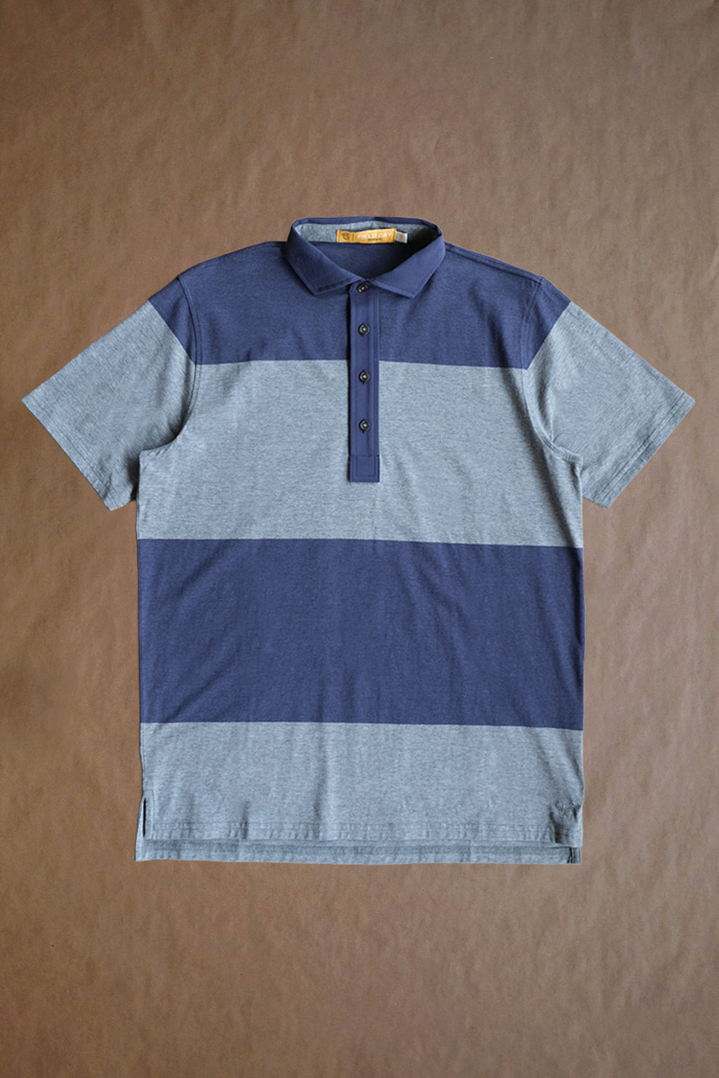 Hatteberg Polo - Navy/Lt. Grey Heather