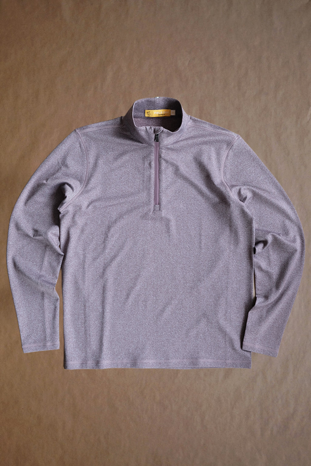 Palmer Performance 1/4 Zip - Redline Tonal Herringbone