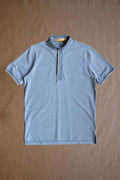 Varner Performance Pique Polo - Lt. Grey/Charcoal Heather