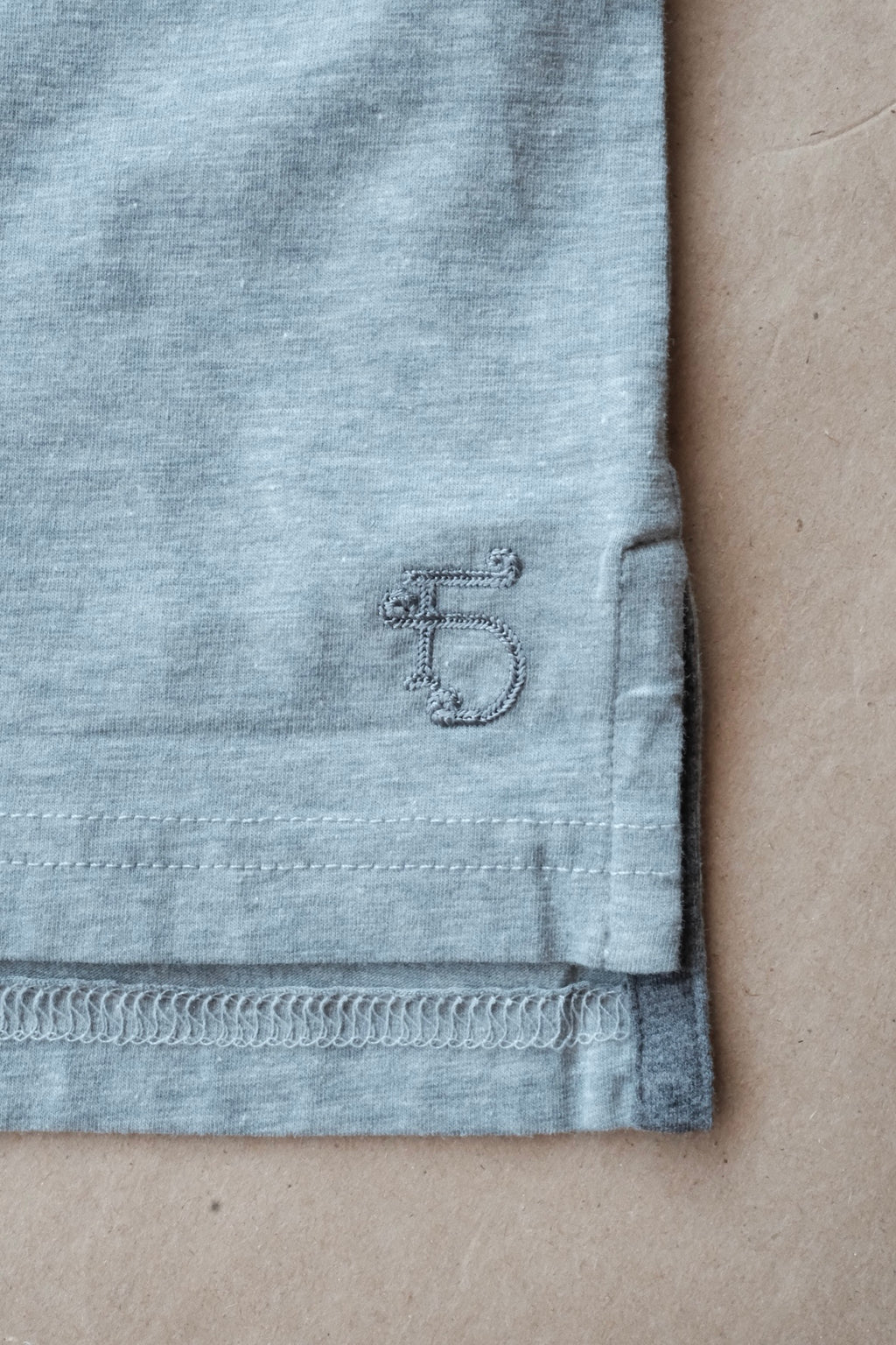 Francis 4 Button Pocket Polo - Cloud Heather