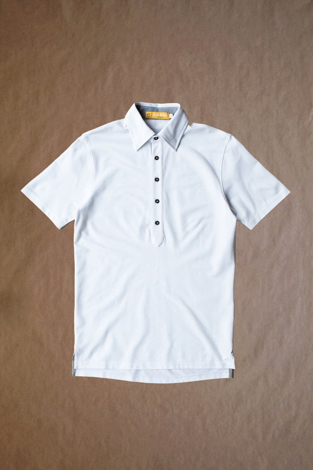 Ford 5 Button Polo - White