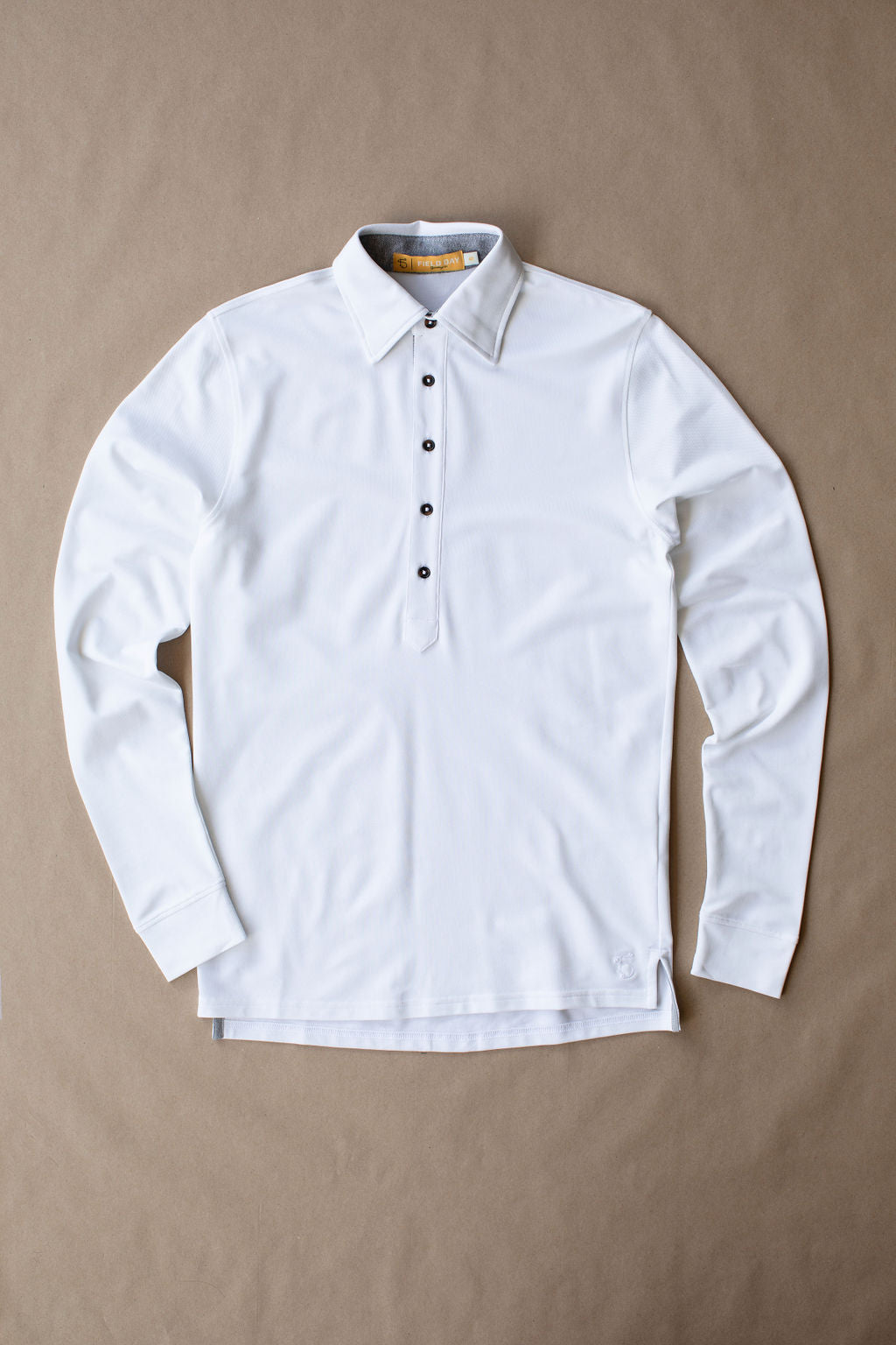 Ford 5 Button Long Sleeve Polo