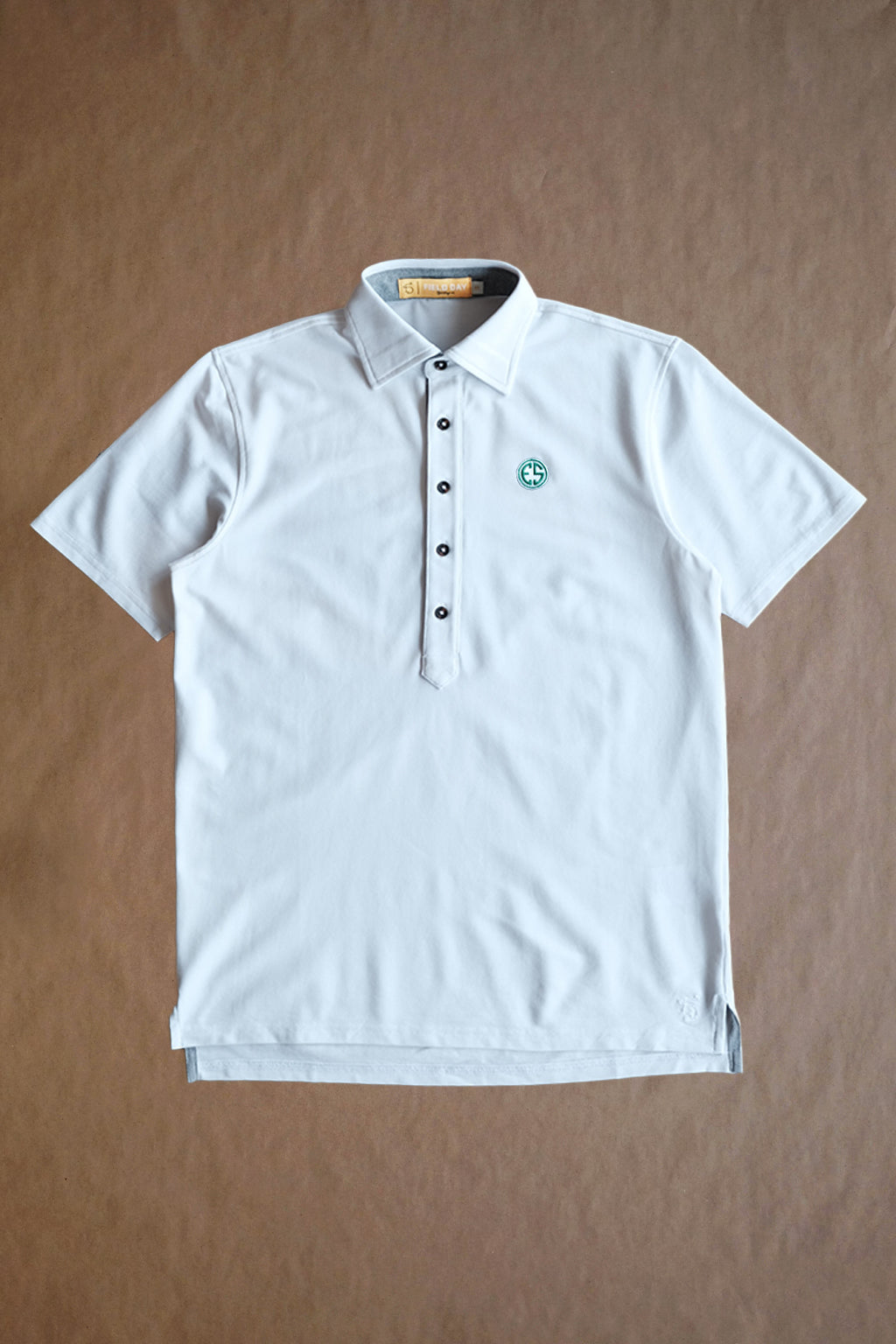 Ford 5 Button Polo - Evans Scholars Edition - White