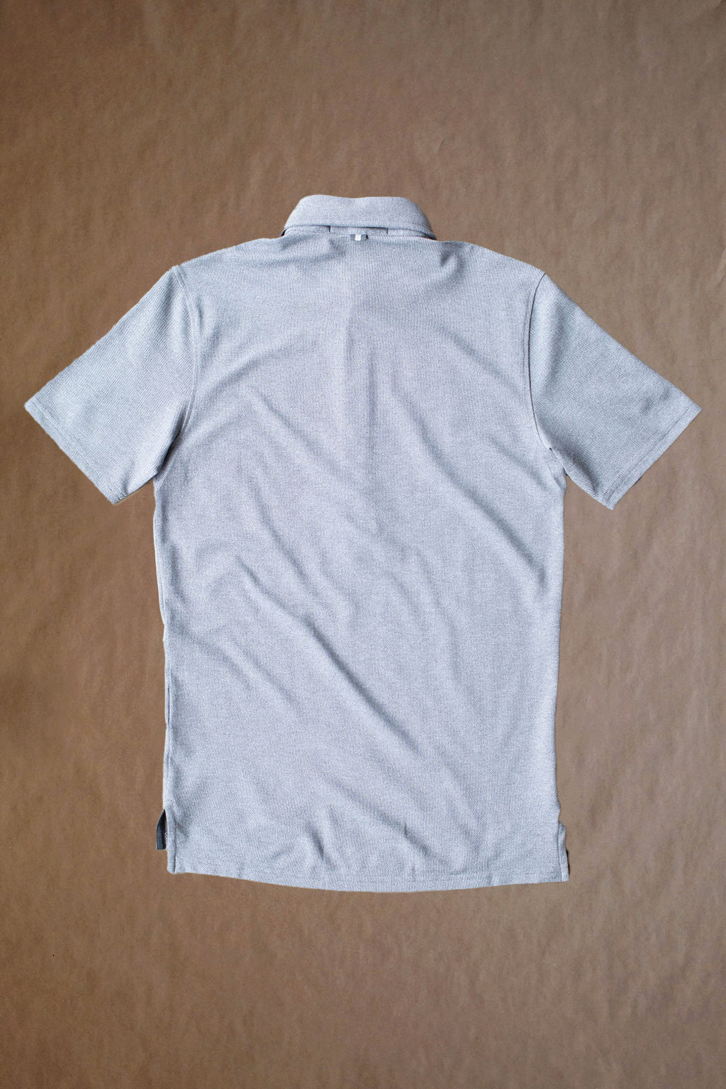 Ford 5 Button Polo - Light Grey Heather