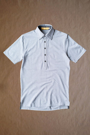 Ford 5 Button Polo - Light Grey Heather