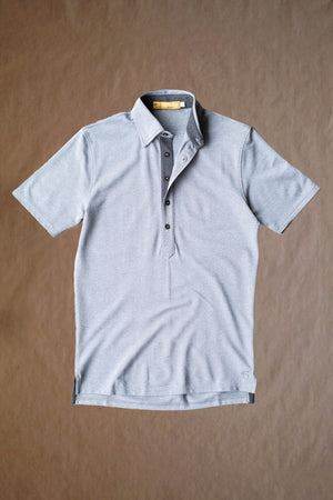 Ford 5 Button Polo - Light Grey Heather