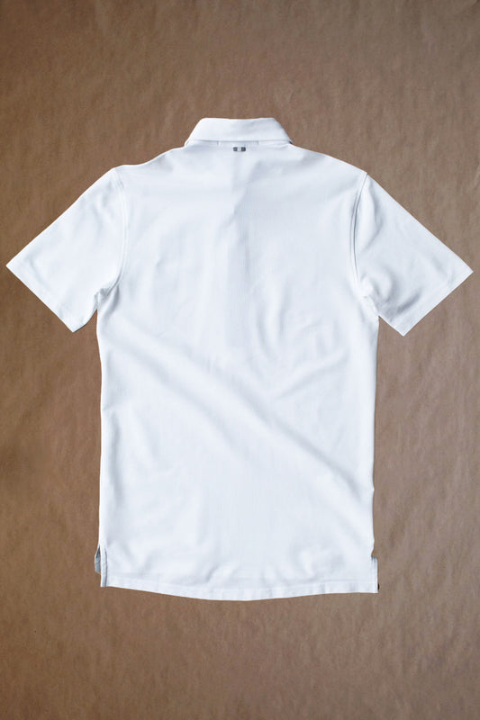 Ford 5 Button Polo - Evans Scholars Edition - White
