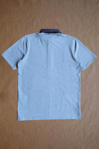 Ford 5 Button Striped Polo - Burnham Heather/Shedd