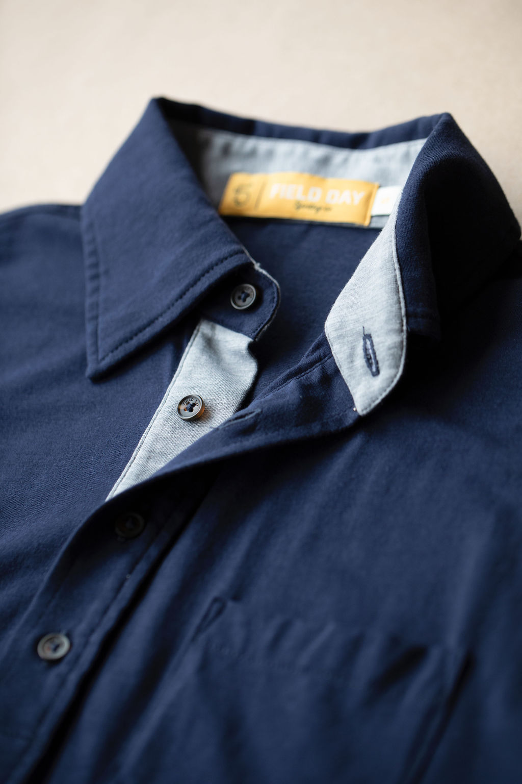 Francis Pocket Polo - Navy