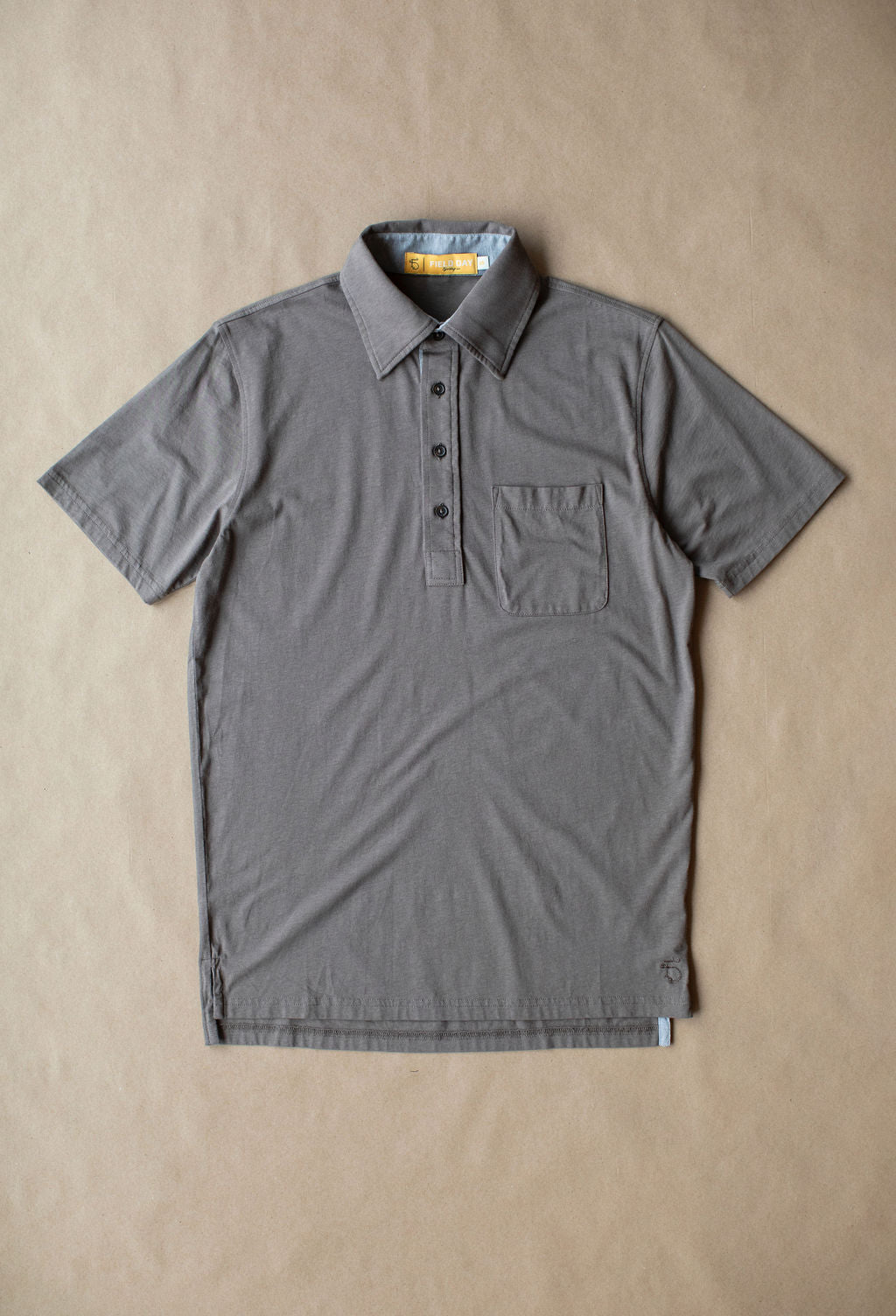 Francis Pocket Polo - Walnut - Sample