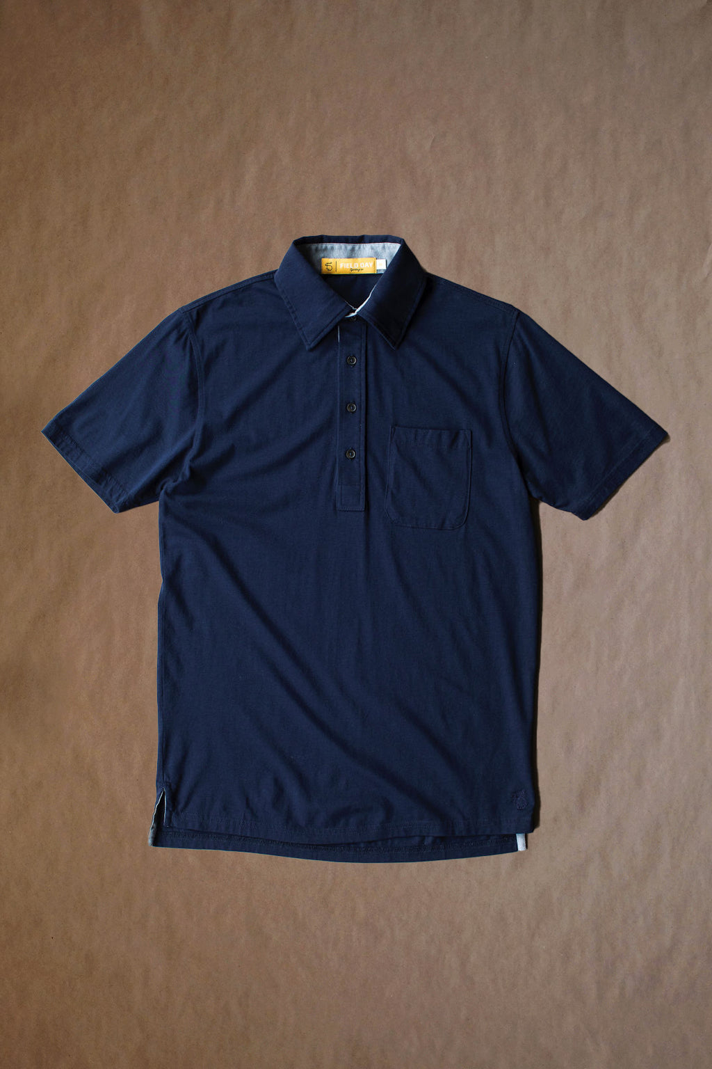 Francis Pocket Polo - Navy - Sample