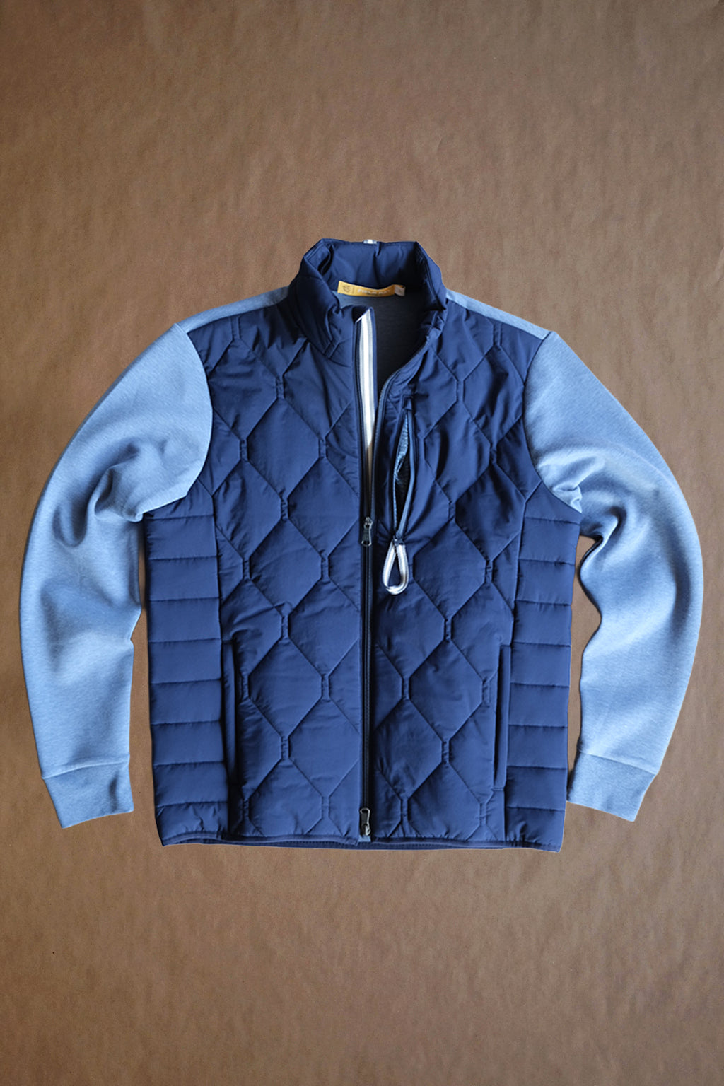The Frankie Cross Full Zip - Navy/Shedd Heather