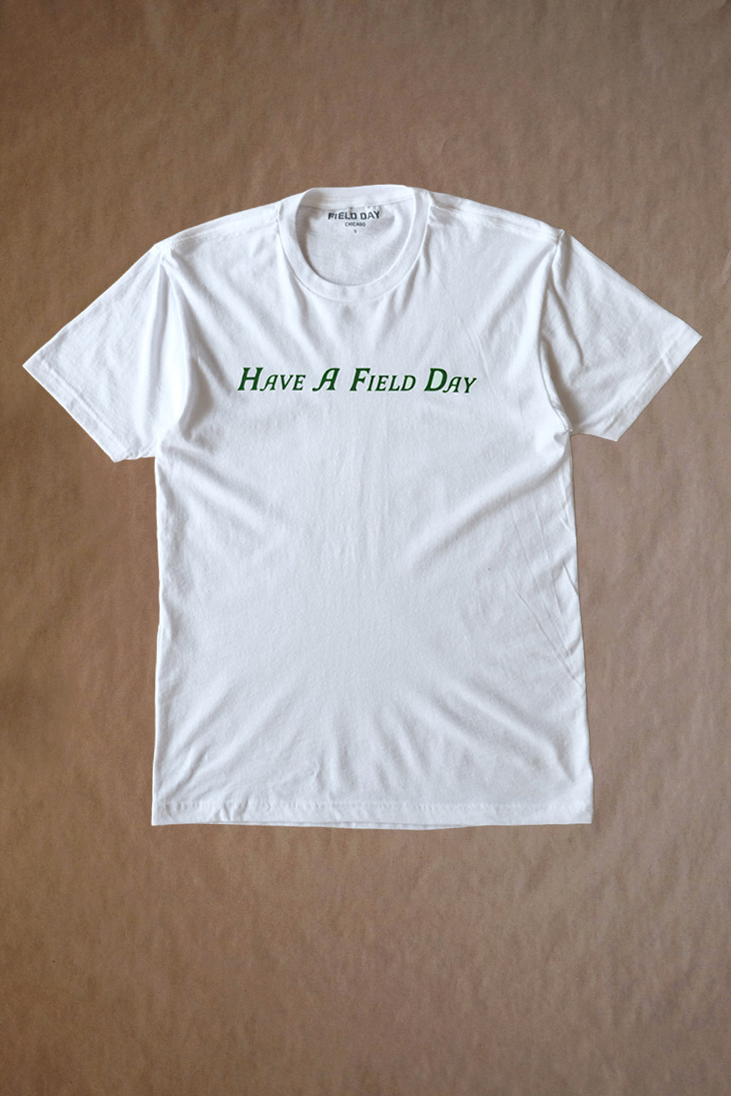 Georgia Script Tee - White