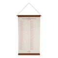 100 Greatest Courses Leather Scroll