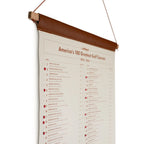 100 Greatest Courses Leather Scroll