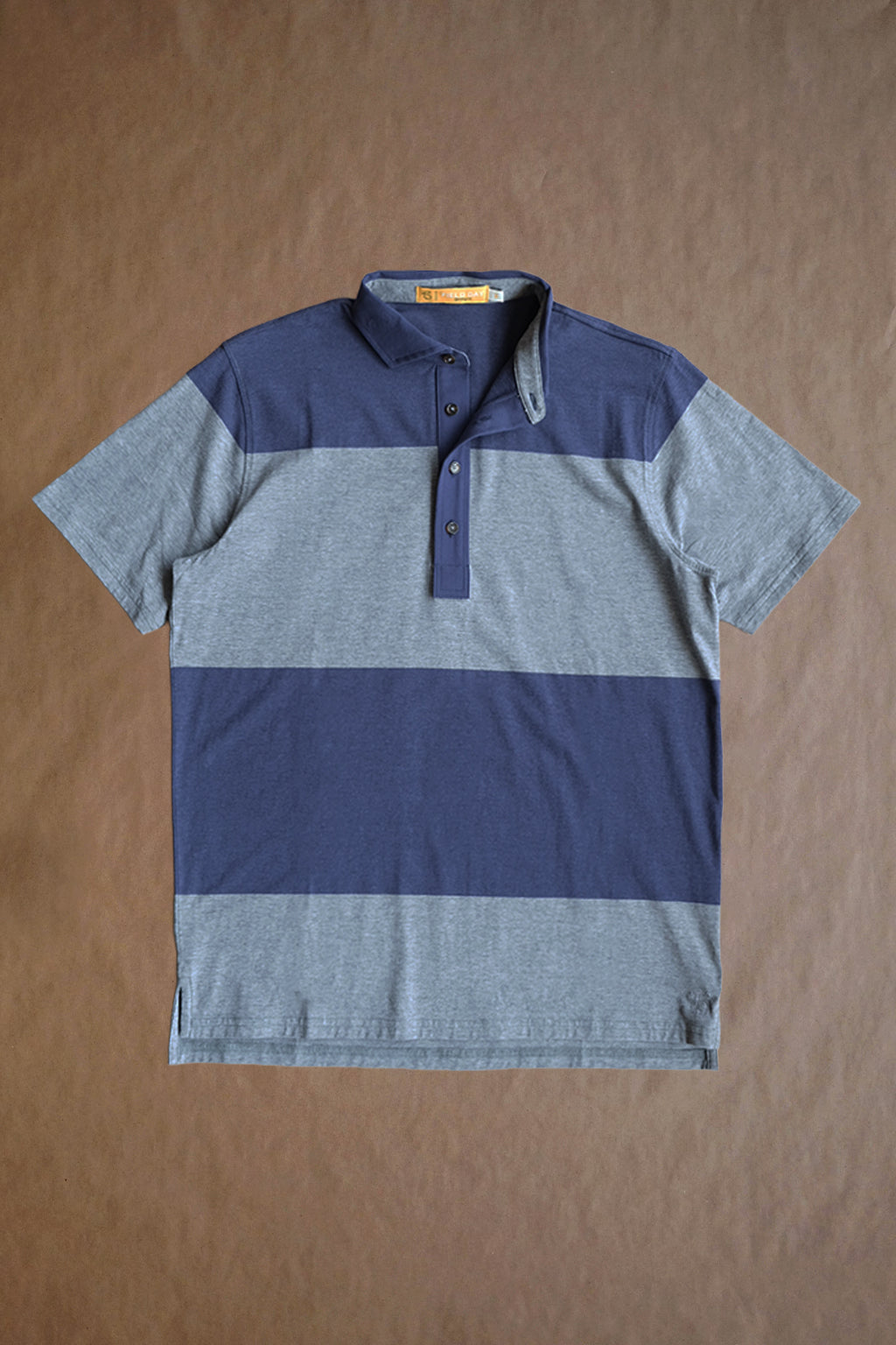 Hatteberg Polo - Navy/Lt. Grey Heather