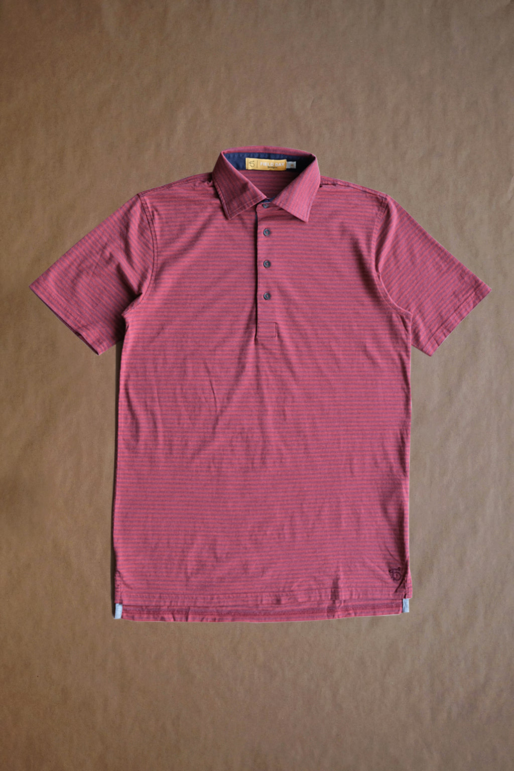 John 4 Button Polo - Madison/Redline