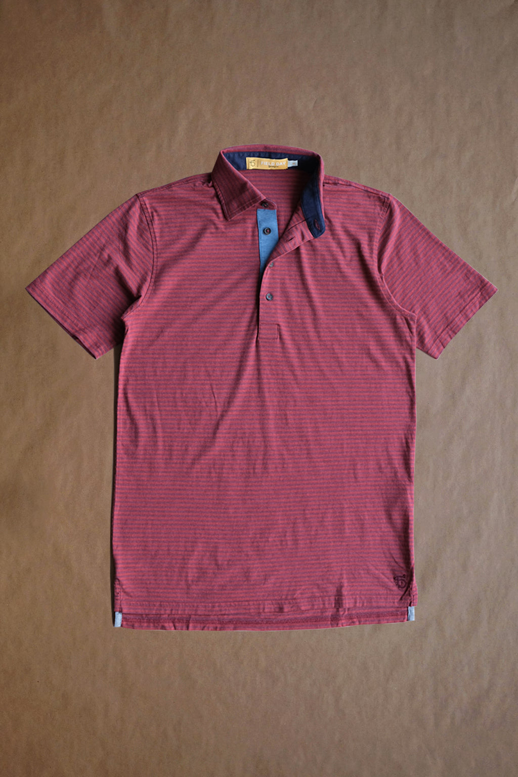 John 4 Button Polo - Madison/Redline