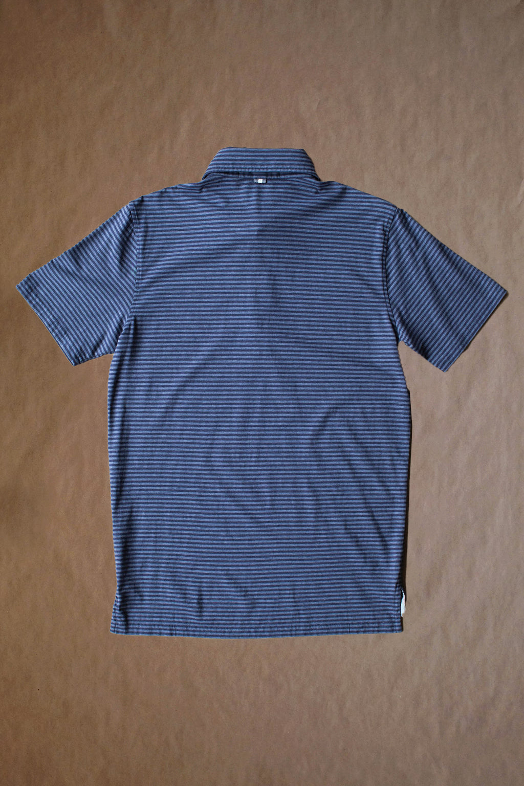 John 4 Button Polo - Navy Tonal