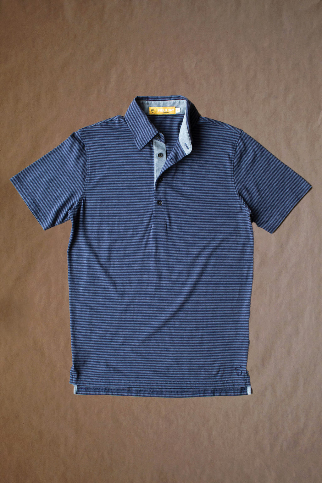 John 4 Button Polo - Navy