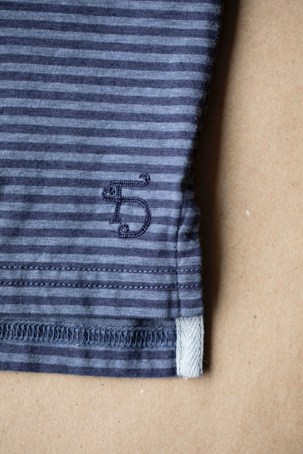 John 4 Button Polo - Navy Tonal