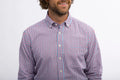 Laurence Oxford Sport Shirt - Campari / Olympic