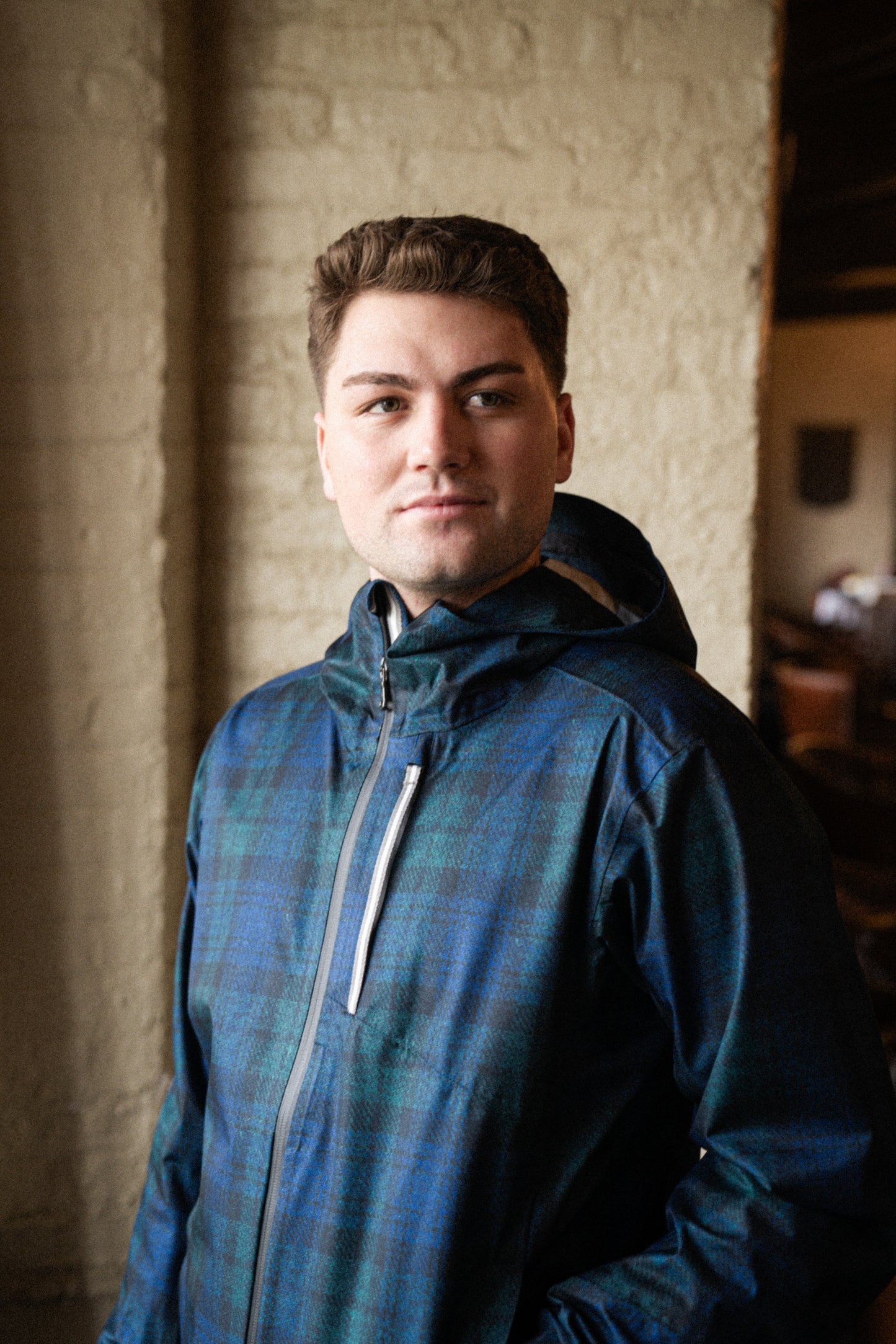 James 3 Layer Rain Jacket - Blackwatch