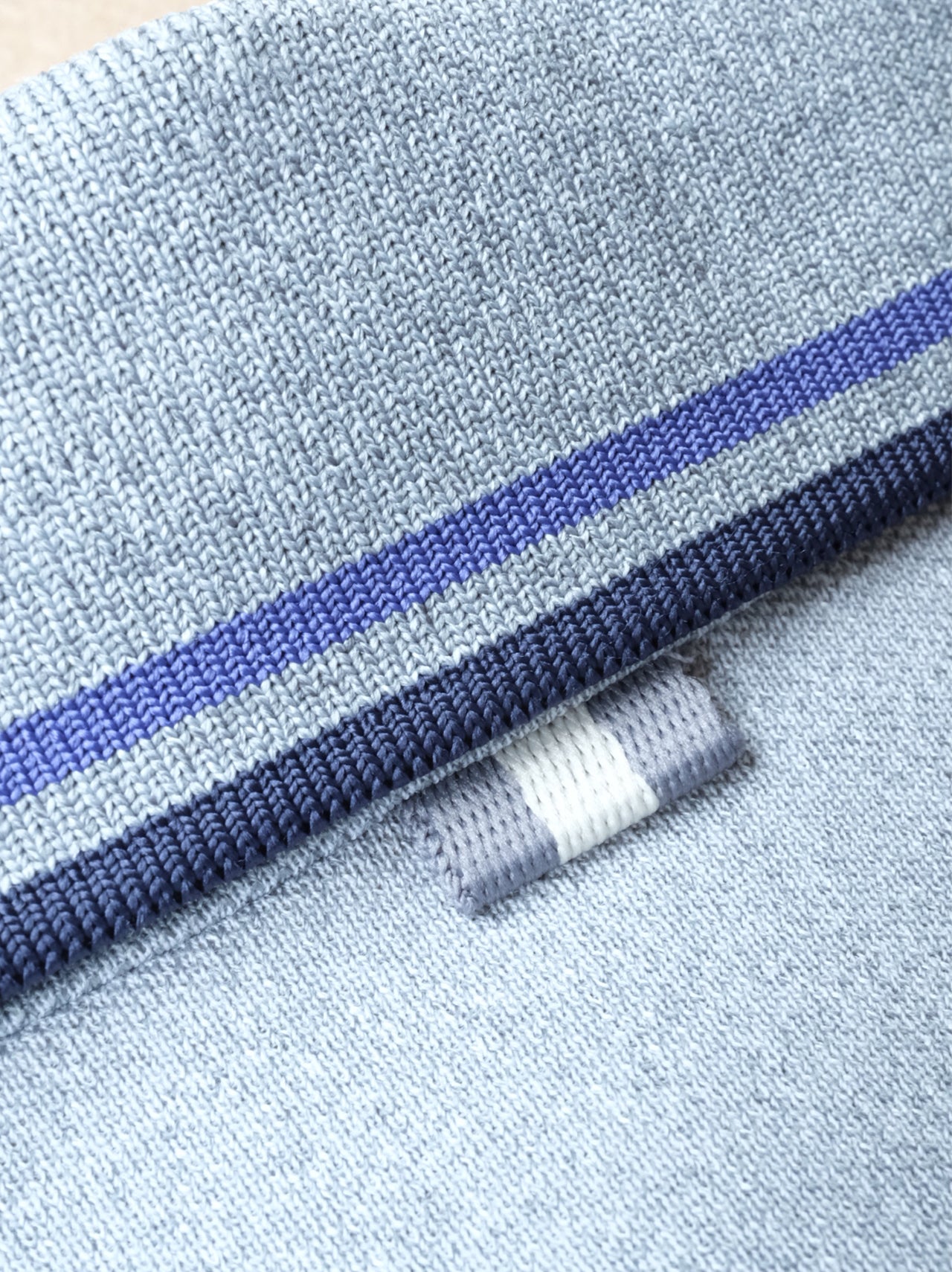 Dunne Performance Polo - Lt Grey Heather Racing Stripe