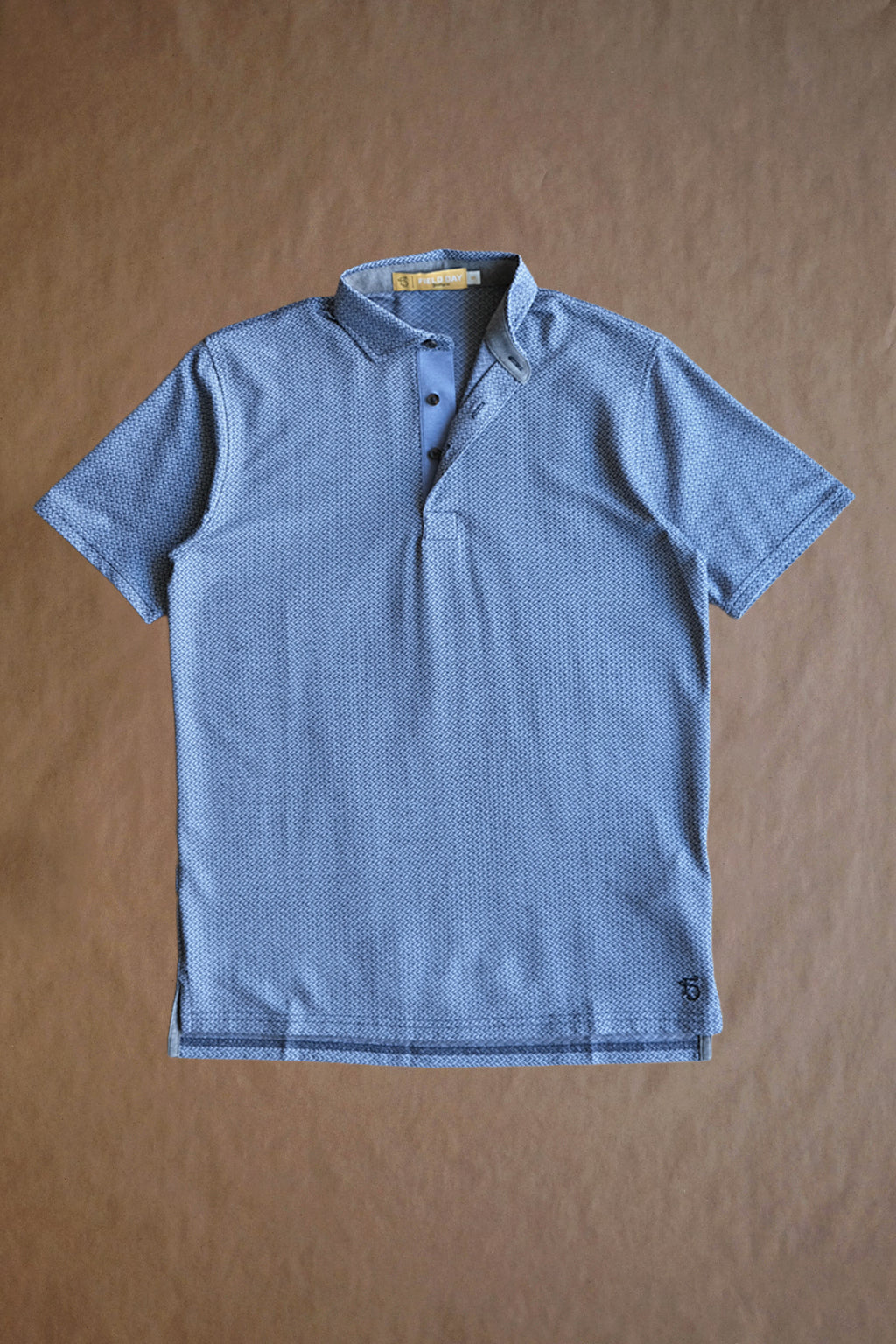 Mettille Performance Polo - Navy Geo