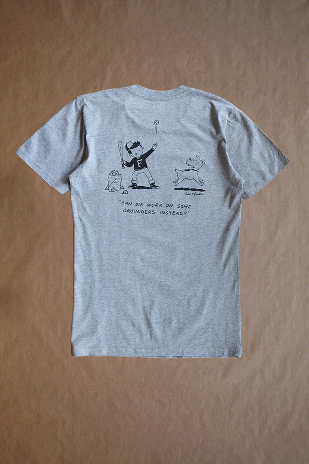 Misdea Grounder Tee - Grey Heather