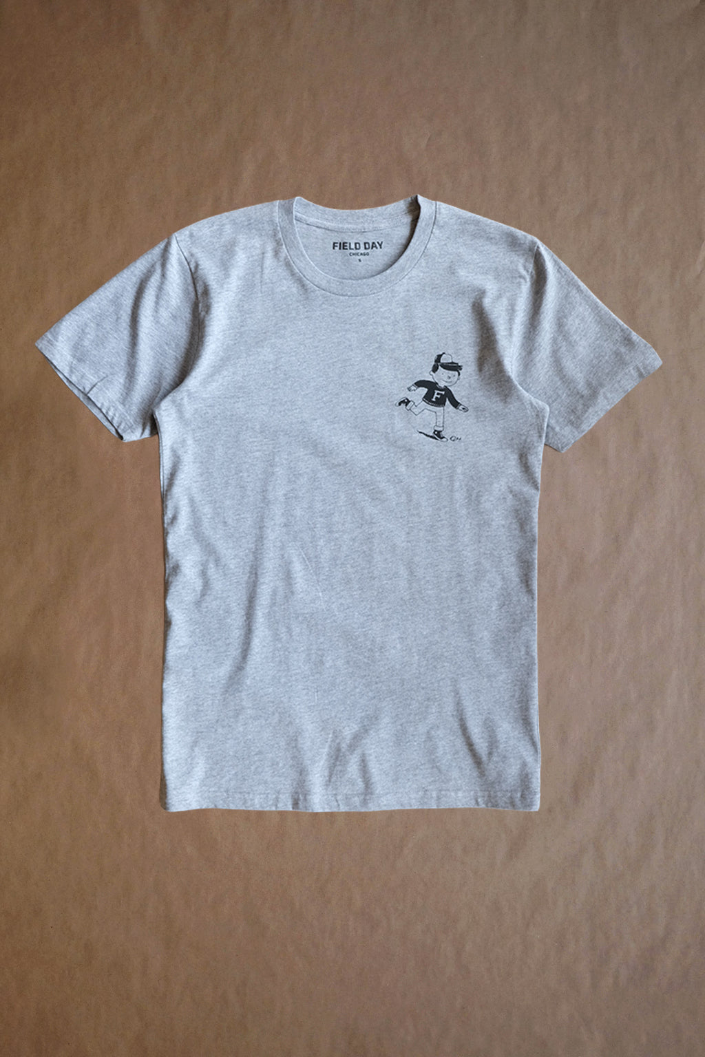 Misdea Grounder Tee - Grey Heather